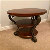 WOODEN CENTER STOOL