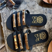 Ladies Suede Casual Flat Slippers