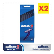 GILLETTE 2 POUCH 5PCS