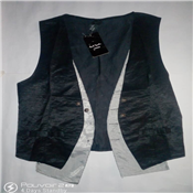 MEN'S BLACK WAIST JACKET