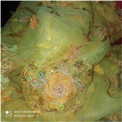 NET FLOWER LACE FABRIC