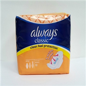 ALWAYS PAD CLASSIC NORMAL 10PCS