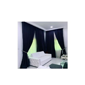 Navy blue curtain