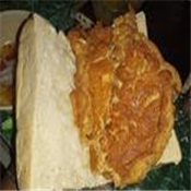 Meshai (Bread, egg and salad)