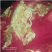 NET FLOWER LACE FABRIC