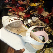 Ladies Fashion Mid Heel Slippers 