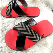 Designer men's fashion Pam slippers.