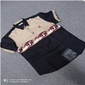 Men's Quality Short Sleeve Stripe Men Dress Shirt