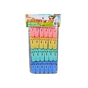 Sunbelt Plastic Family Utensil 24Pcs Single Round Pegs