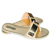 Quality Simple Flat Women's Rubber Luxury Slippers-