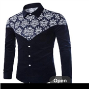 Quality Men's Unique Long Sleeve Shirt