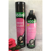 Above hair spray