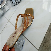 Ladies Fashion Mid Heel Slippers 