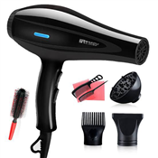 220V Hair Dryer, Blow Dryer with Concentrator Nozzles Diffuser Comb Brush, Salon, Household Hair Dryer, Hair Styling Tool