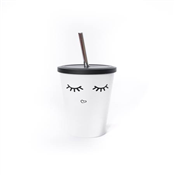 STRAW CUPS EYES
