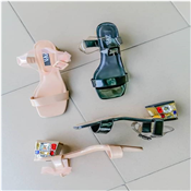 LADIES HEEL SLIPPERS