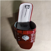 Quality Ladies Fashion Mid Heel Slippers