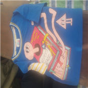 cartoon character crop top