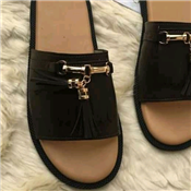 Designer men's fashion Pam slippers.