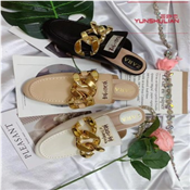 Ladies flat cover slippers