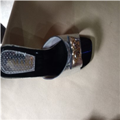 Quality Ladies Fashion Mid Heel Slippers