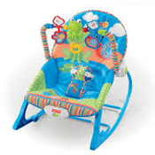 MULTI-COLORED BABY ROCKER