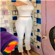 LADIES SKINNY TOP AND LEGGINGS TO MATCH