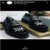 Dior Mirror Face Fashion Shoe