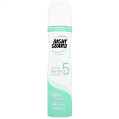 250ML RIGHT GUARD WOMEN TOTAL DEFENCE 5 PURE