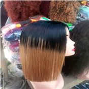DIVALICIOUS HUMAN HAIR OMBRE BOB WIG