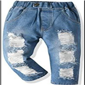 DENIM RIPPED JEANS
