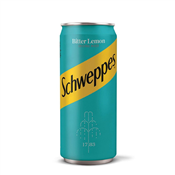 SCHWEPPES BITTER  LEMON CAN 330ML