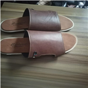 Male Leather Slippers