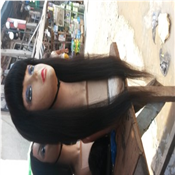Straight hair wig