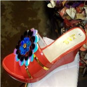   Ladies Fashion Mid Heel Slippers