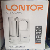 Lontor Long Lasting Durable Rechargeable Outdoor/Indoor Lamp