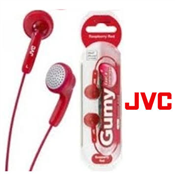Everest JVC Gumy Earphone Raspberry Red 