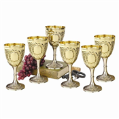 SET OF SIX GOBLET