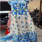 Quality Flower Crepe Fabric Per Yard 650