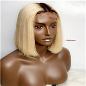 10" CLOSURE HUMAN HAIR BOB WIG