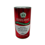 Royal crown shaving powder