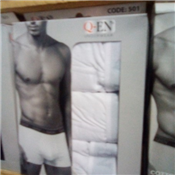  Boxer For Men Cotton Soft Sexy Men Underwear Boxer Shorts New Innerwear Men's Boxer shorts Underwire White 3 in 1 Q-EN