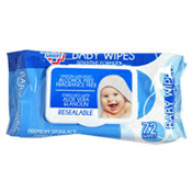 HEALTHSMART BABY WIPES 72