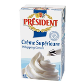 1LT PRESIDENT DANICA WHIPPING CREAM