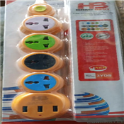 3USB And 4 Sockets Extension 