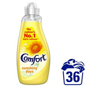 Comfort Sunshiny Days Fabric Conditioner 1.26L (36 Washes)