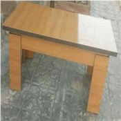 WOODEN CENTER STOOL