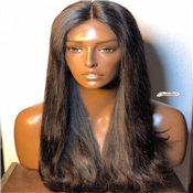 26" HUMAN HAIR FRONTAL WIG