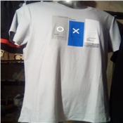 Fire Polo T Shirt Round Neck MEN/Women-White