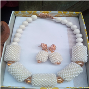 PERFECT BRIDAL WHITE BEAD